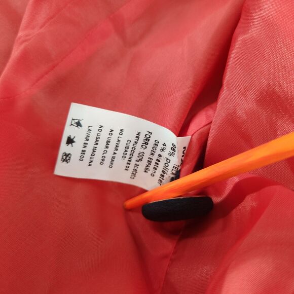 Women’s Black Tie Sleeve Blazer Size 8 Minimalist Workwear Evening Jacket - Picture 4 of 10